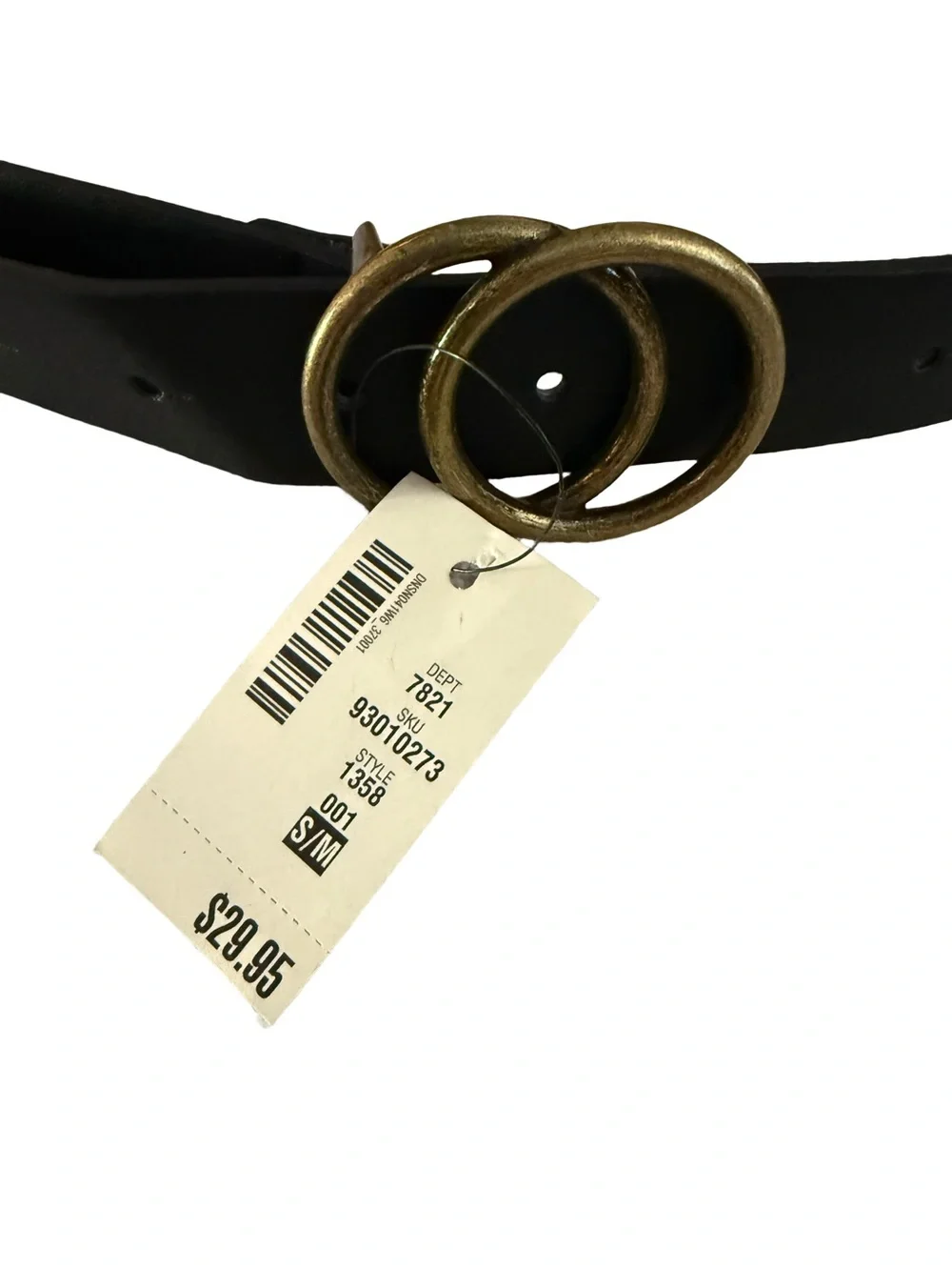NWT AEROPOSTALE FAUX LEATHER BELT - WOMEN'S SIZE S/M